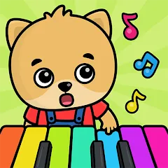 Взломанная Baby Piano: Kids Music Games  [МОД Mega Pack] - последняя версия apk на Андроид