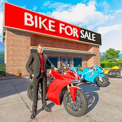 Взлом Motorcycle Dealer Bike Games  [МОД Много денег] - последняя версия apk на Андроид