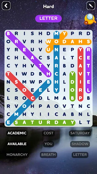 Word Search - Word Puzzle Game  [МОД Unlimited Money] Screenshot 4