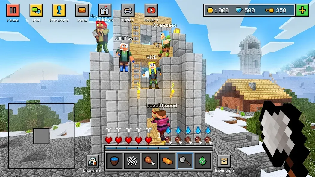 Block World 3D: Craft & Build  [МОД Menu] Screenshot 3