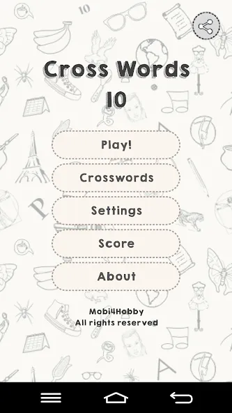 CrossWords 10 (Кроссворды 10)  [МОД Mega Pack] Screenshot 1