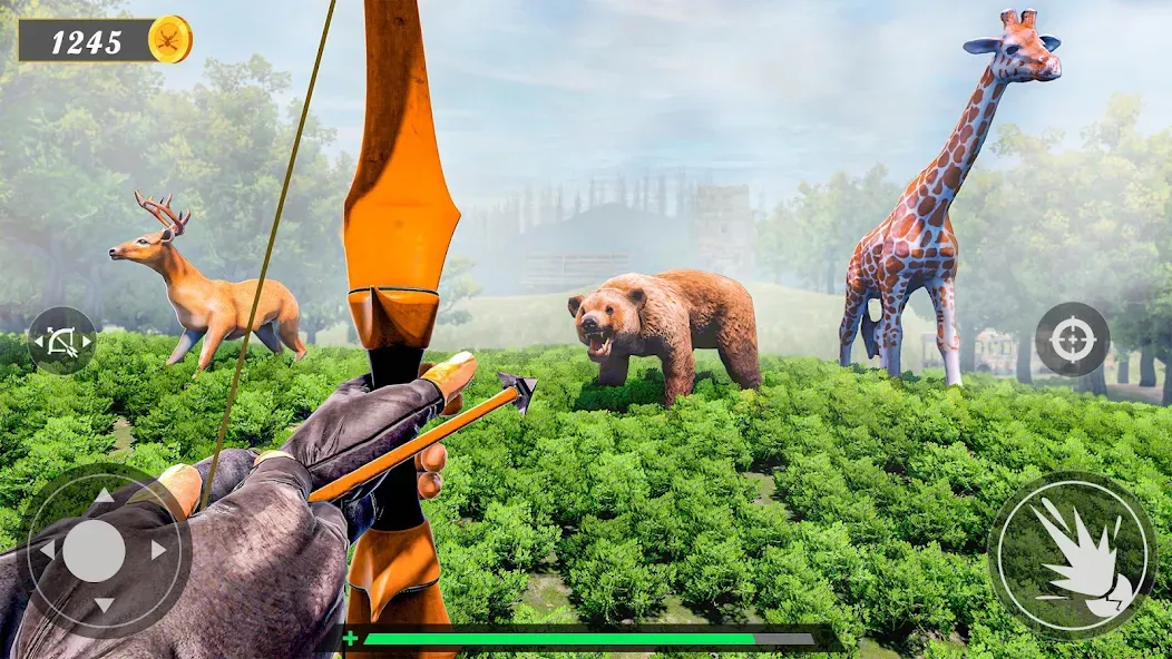 Animal Archery Hunting Games  [МОД Unlocked] Screenshot 3