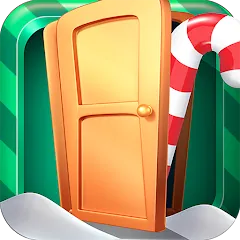 Взломанная Open 100 Doors - Christmas!  [МОД Много денег] - последняя версия apk на Андроид