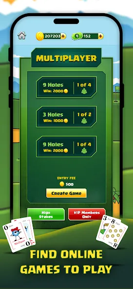 Play Nine: Golf Card Game (Плей Найн)  [МОД Unlimited Money] Screenshot 3