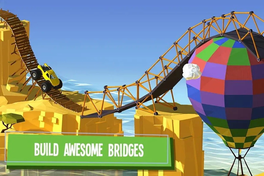 Build a Bridge!  [МОД Бесконечные монеты] Screenshot 2