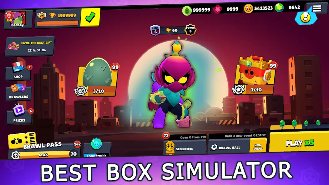 Box Simulator for Brawl Stars  [МОД Все открыто] Screenshot 1