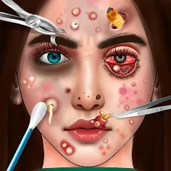 Скачать взлом ASMR Doctor Makeup Salon games (АСМР)  [МОД Все открыто] - полная версия apk на Андроид