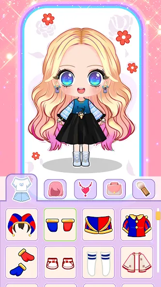 Doll Dress Up: Makeup Games (Долл Дресс Ап)  [МОД Бесконечные деньги] Screenshot 1