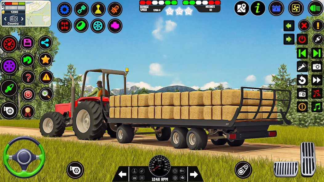 Indian Tractor Game Farming 3D  [МОД Unlocked] Screenshot 4