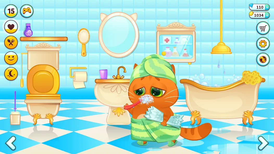 Bubbu – My Virtual Pet Cat  [МОД Mega Pack] Screenshot 1