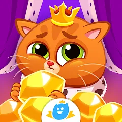 Скачать взлом Bubbu Jewels - Merge Puzzle (Буббу Джуэлс)  [МОД Mega Pack] - стабильная версия apk на Андроид