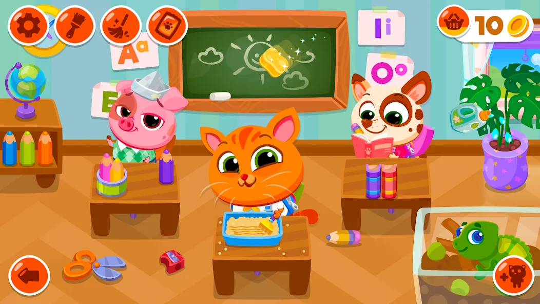 Bubbu School - My Virtual Pets (Буббу Скул)  [МОД Unlocked] Screenshot 1