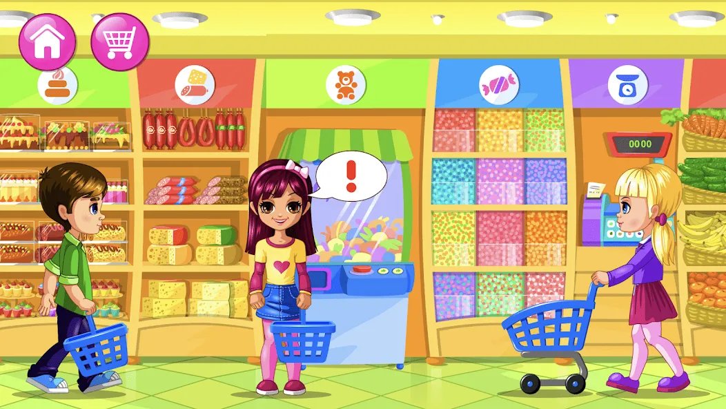 Supermarket Game  [МОД Много монет] Screenshot 2