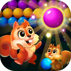 Взломанная Bubble Shooter Rescue (Бабл Шутер Рескью)  [МОД Бесконечные деньги] - стабильная версия apk на Андроид