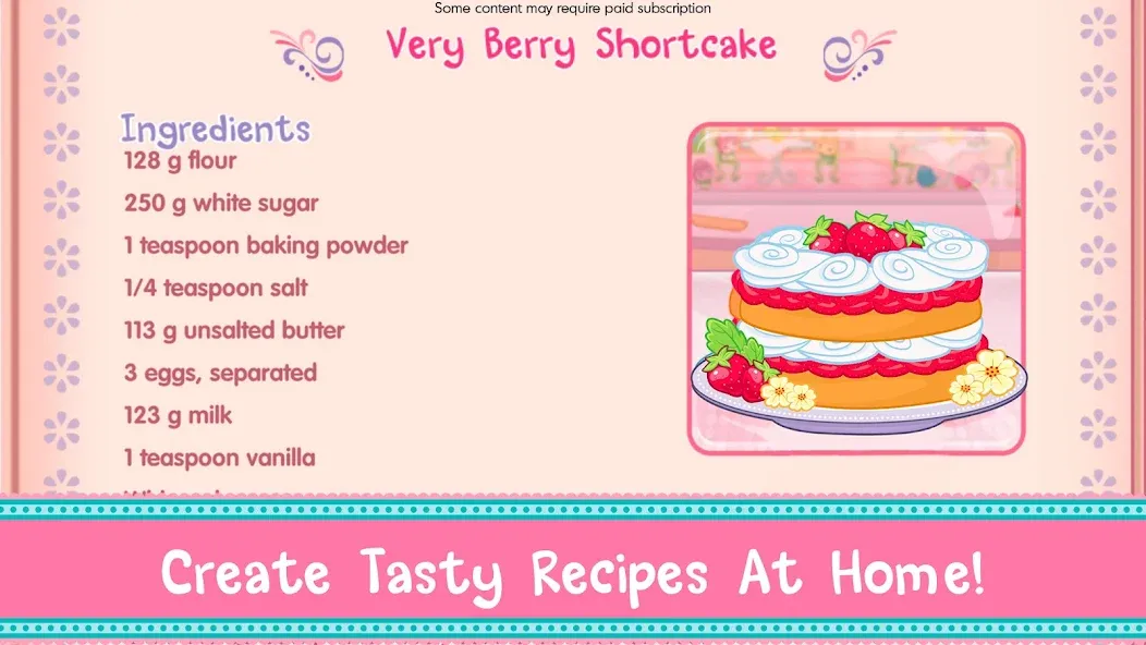 Strawberry Shortcake Bake Shop  [МОД Menu] Screenshot 4