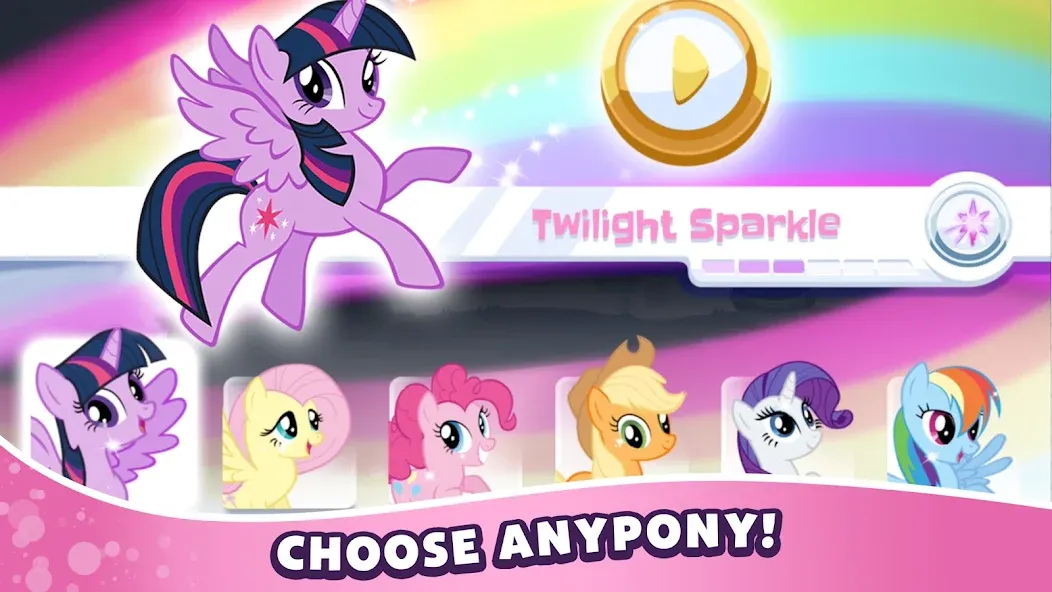 My Little Pony Rainbow Runners (Май Литл Пони)  [МОД Много денег] Screenshot 1