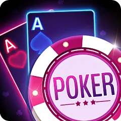 Взлом Poker Texas Holdem (Покер Техасский Холдем)  [МОД Все открыто] - полная версия apk на Андроид