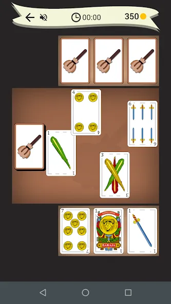 Broom: card game (Эскоба дель 15)  [МОД Много денег] Screenshot 2