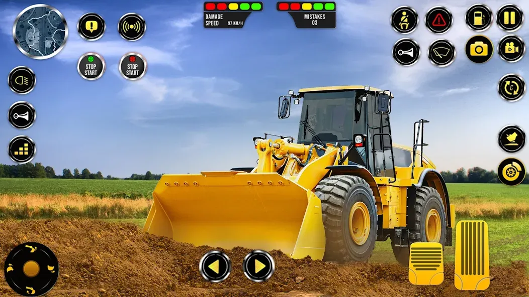 Construction Machine Real JCB  [МОД Unlimited Money] Screenshot 2