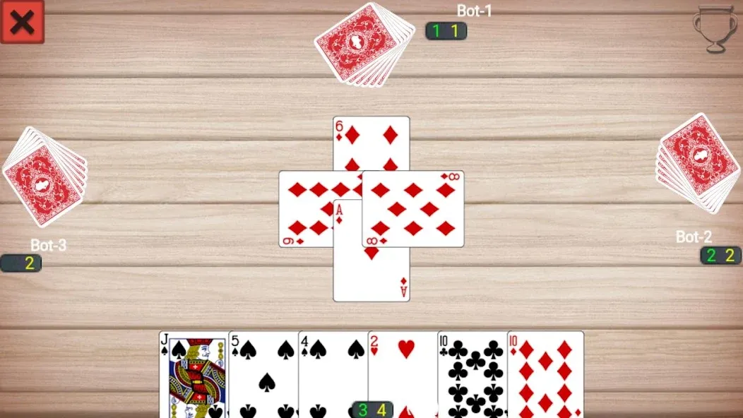 Callbreak Master - Card Game (Коллбрейк Мастер)  [МОД Много монет] Screenshot 4