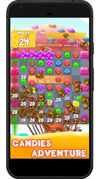 Candy 2024-Candy Match 3 Game (Кэнди 2023)  [МОД Все открыто] Screenshot 1