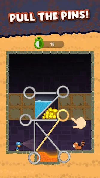 Mine Rescue: Gold Mining Games (Майн Рескью)  [МОД Много денег] Screenshot 2