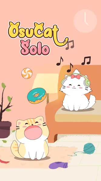 OsuCat Solo: Popcat Duet Music (ОсуКэт Соло)  [МОД Много монет] Screenshot 1