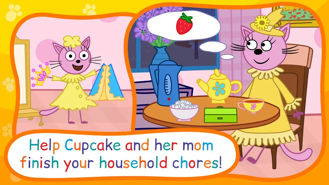 Kid-E-Cats: Bedtime Stories  [МОД Много монет] Screenshot 3