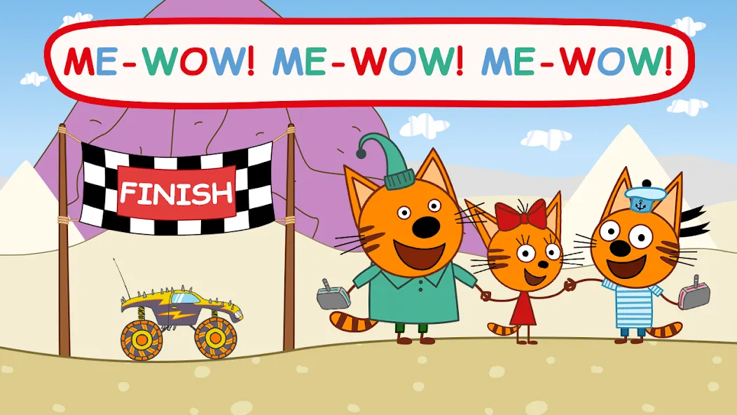 Kid-E-Cats: Kids Monster Truck  [МОД Бесконечные деньги] Screenshot 4