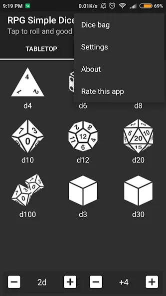 RPG Simple Dice (РПГ Простые Кости)  [МОД Меню] Screenshot 4