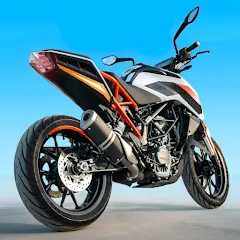 Скачать взломанную Motorcycle Real Simulator (Мотоцикл Реальный Симулятор)  [МОД Много монет] - последняя версия apk на Андроид