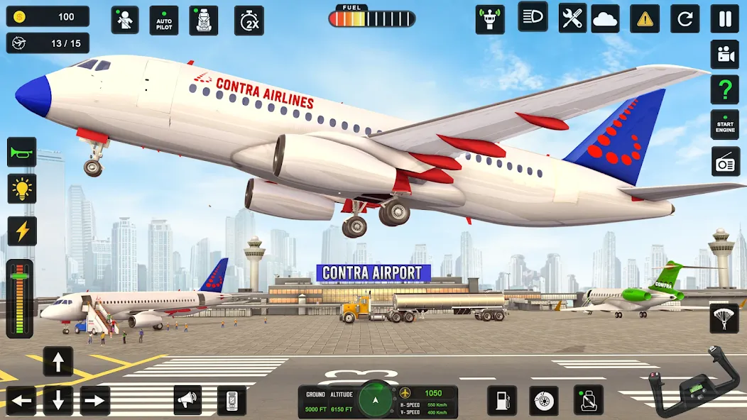 City Pilot Cargo Plane Games (Сити Пилот Карго Плейн Геймс)  [МОД Все открыто] Screenshot 4