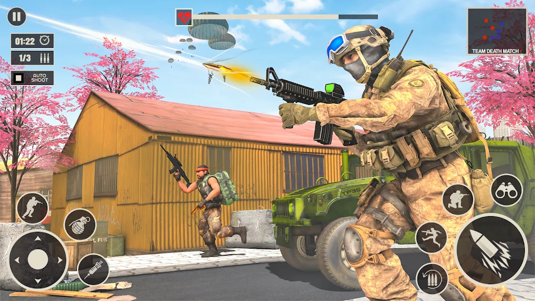 Offline War Shooting Games 3D  [МОД Mega Pack] Screenshot 1