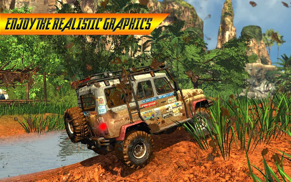 Offroad Jeep Driving Simulator  [МОД Меню] Screenshot 1