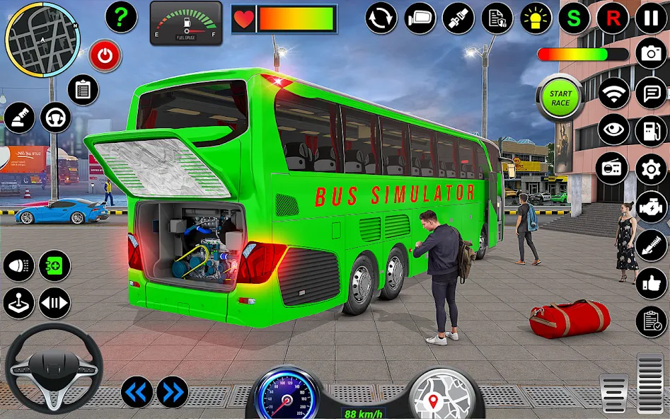 City Bus Simulator 3D Bus Game (Симулятор городского автобуса 3D  игра   )  [МОД Все открыто] Screenshot 2