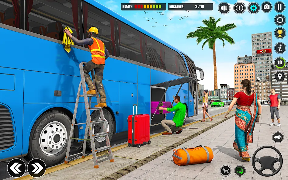 City Bus Simulator 3D Bus Game (Симулятор городского автобуса 3D  игра   )  [МОД Все открыто] Screenshot 3