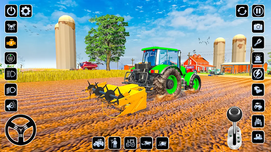 Farming Games & Tractor Games  [МОД Бесконечные монеты] Screenshot 3