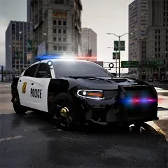 Скачать взлом Police Car Simulator 2023 (Полицейский симулятор автомобиля 2023)  [МОД Mega Pack] - полная версия apk на Андроид