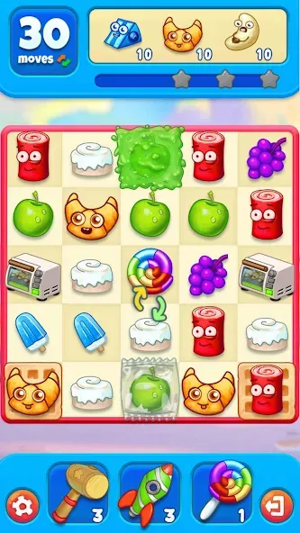 Sugar Heroes - match 3 game  [МОД Бесконечные деньги] Screenshot 5