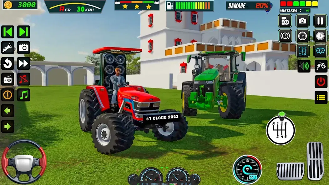 US Tractor Farming Games 3d  [МОД Menu] Screenshot 1