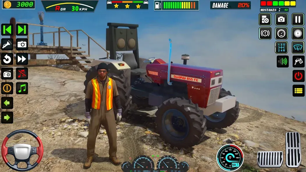 US Tractor Farming Games 3d  [МОД Menu] Screenshot 3