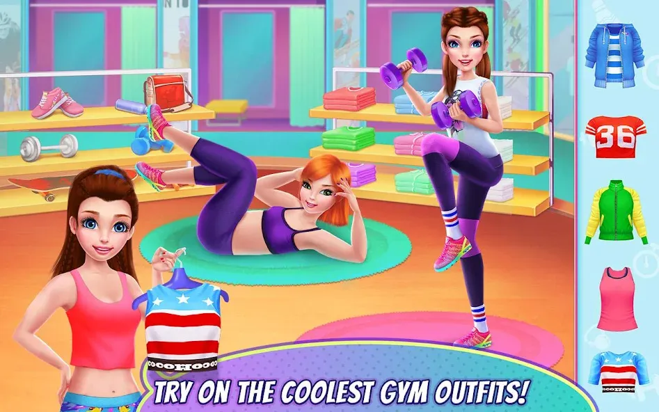 Fitness Girl - Dance & Play  [МОД Menu] Screenshot 1