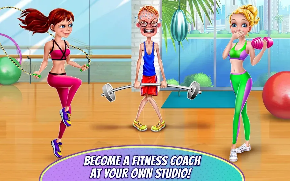 Fitness Girl - Dance & Play  [МОД Menu] Screenshot 2