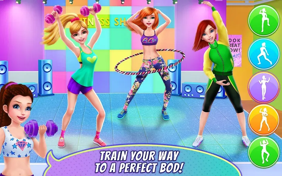 Fitness Girl - Dance & Play  [МОД Menu] Screenshot 3