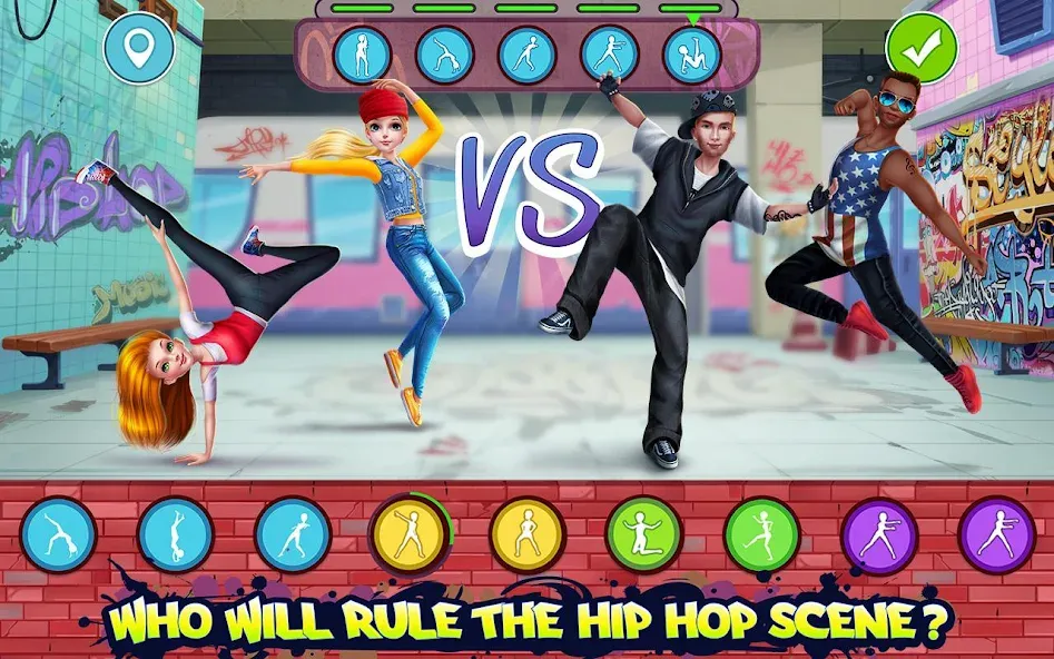 Hip Hop Battle - Girls vs Boys  [МОД Unlocked] Screenshot 1