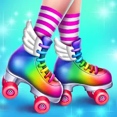 Скачать взломанную Roller Skating Girls  [МОД Unlocked] - последняя версия apk на Андроид