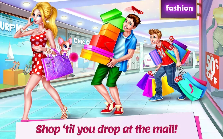 Shopping Mall Girl: Chic Game  [МОД Меню] Screenshot 1