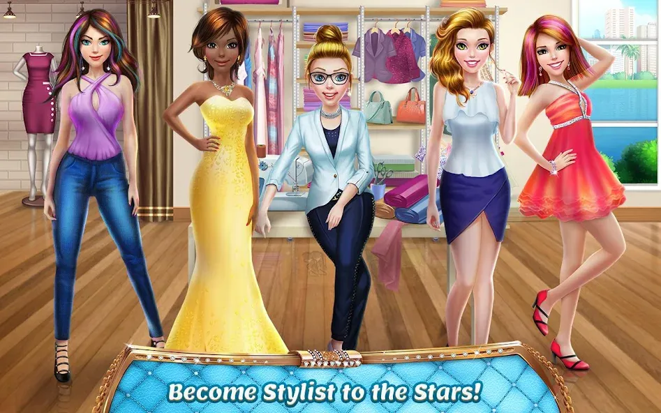 Stylist Girl: Make Me Fabulous  [МОД Много монет] Screenshot 5