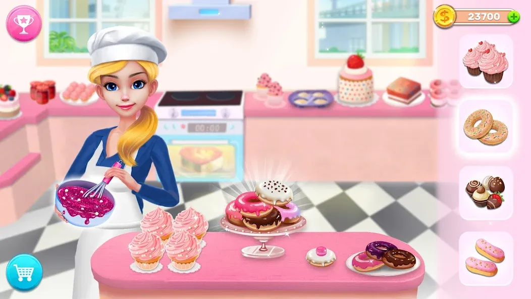 My Bakery Empire: Bake a Cake  [МОД Много денег] Screenshot 1