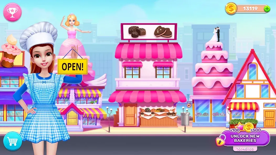 My Bakery Empire: Bake a Cake  [МОД Много денег] Screenshot 2